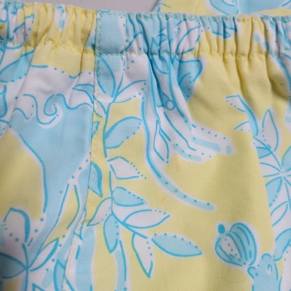 Lilly Pulitzer Vintage Animal Safari Girls Capri Pants Size 6X.